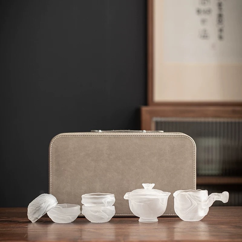 Portable Glass Tea Set